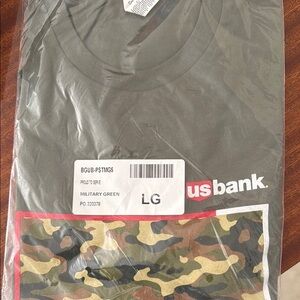 US Bank Military Green T Shirt